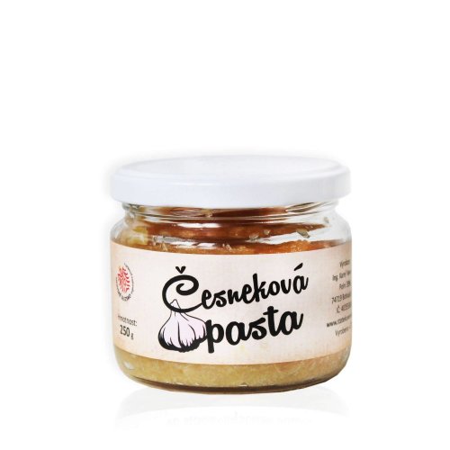 Drcený česnek se solí 250 g