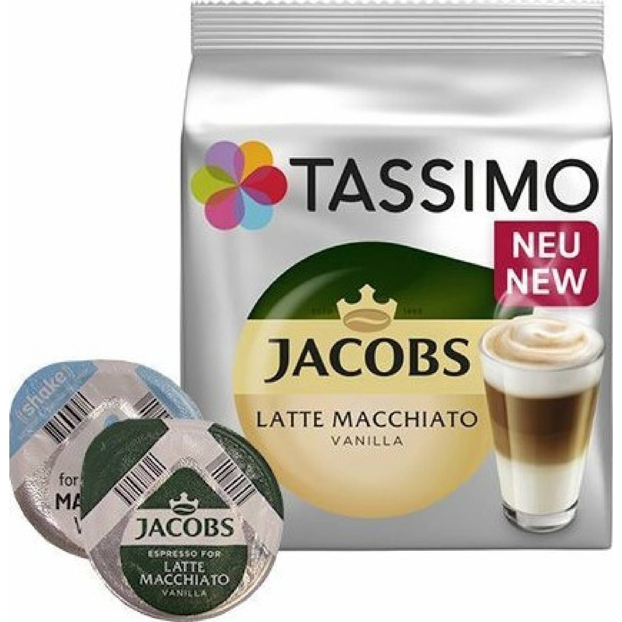 Tassimo Jacobs Latte Macchiato Vanilla 16 ks