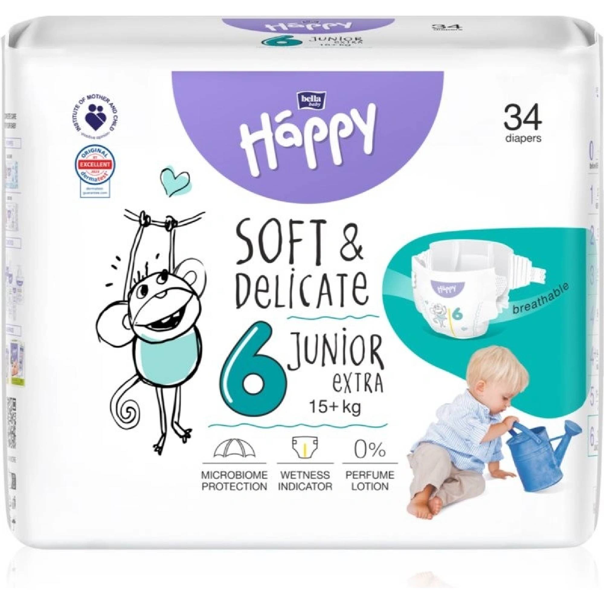 Bella Happy 6 JUNIOR EXTRA 15+kg 34ks