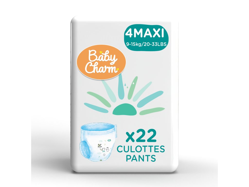 Baby Charm Super Dry Pants 4 8-15 kg 22 ks