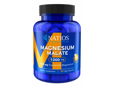 Natios Magnesium Malate 1000 mg + B6 90 kapslí
