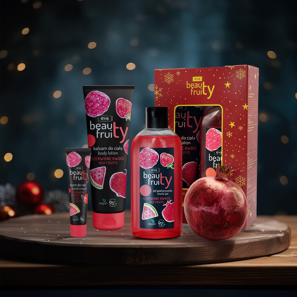 Eva Natura Beauty Fruity Vánoční set červené ovoce, 1 ks