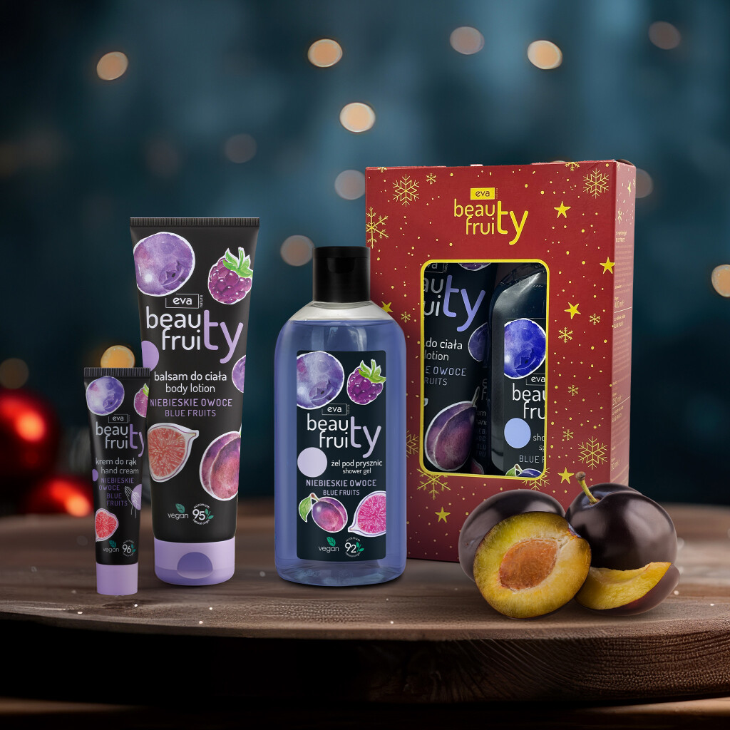 EVA NATURA Beauty Fruity Vánoční set modré ovoce 