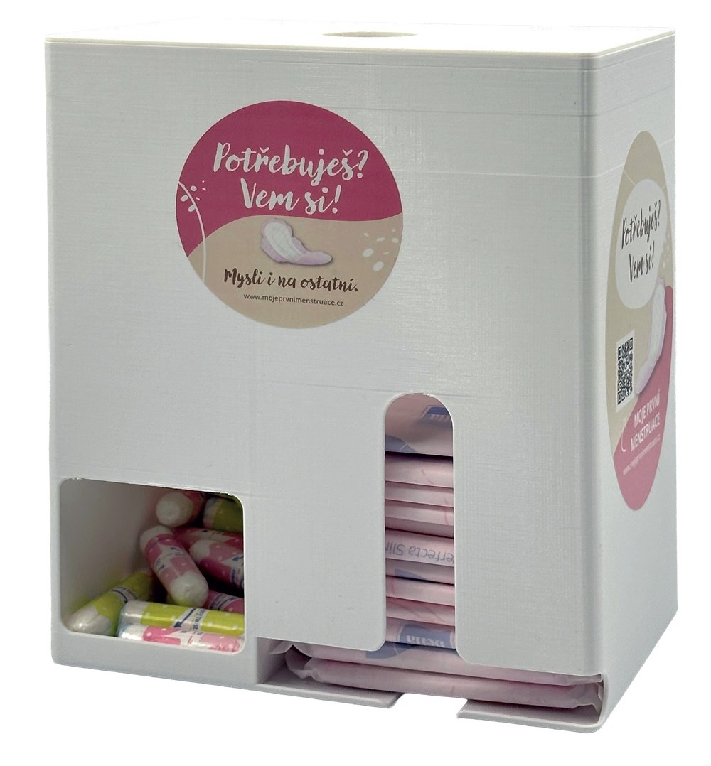 Zásobník na hygienické vložky + tampóny