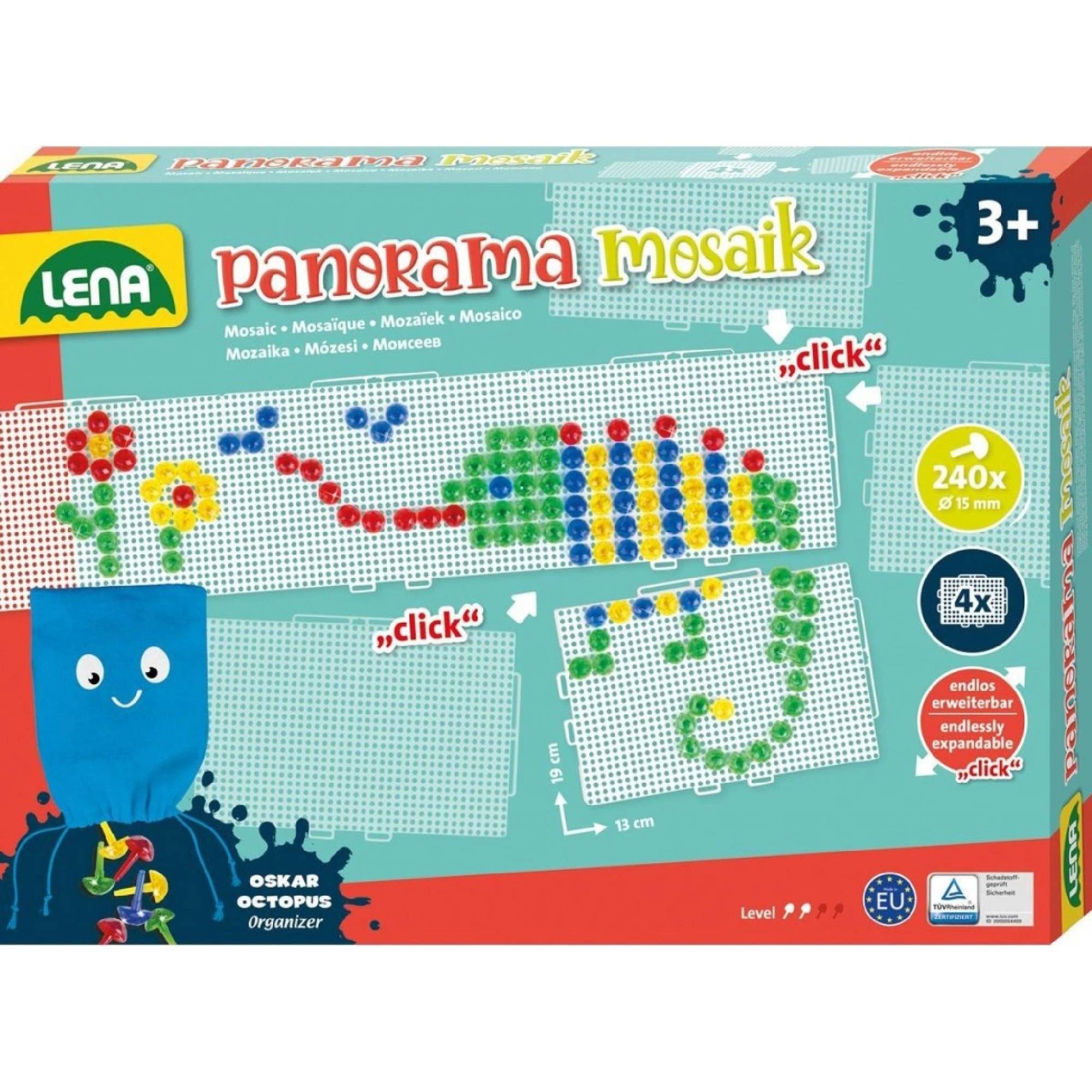 LENA Mozaika panorama XL transparentní