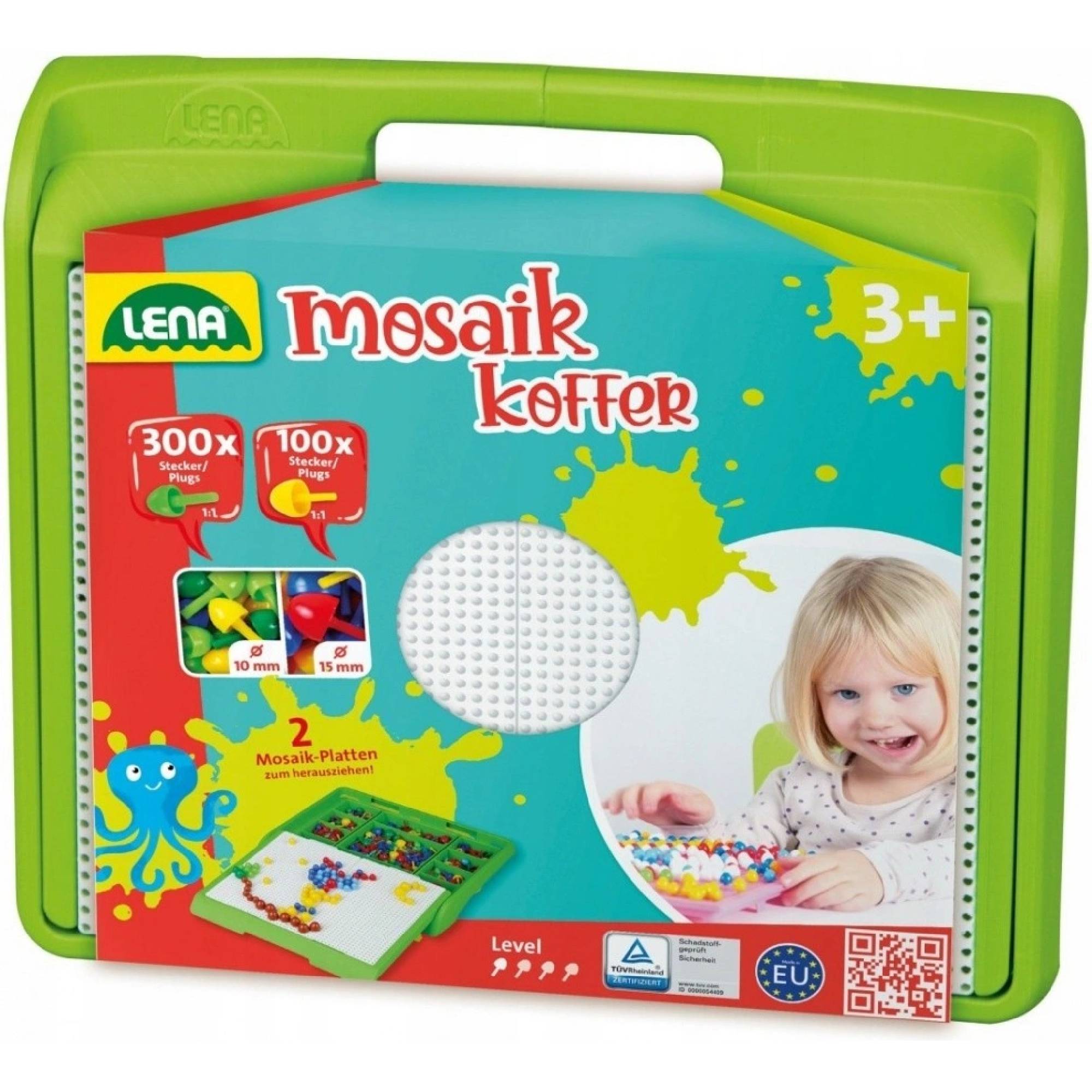 LENA Mozaika v přenosném kufříku 400 ks