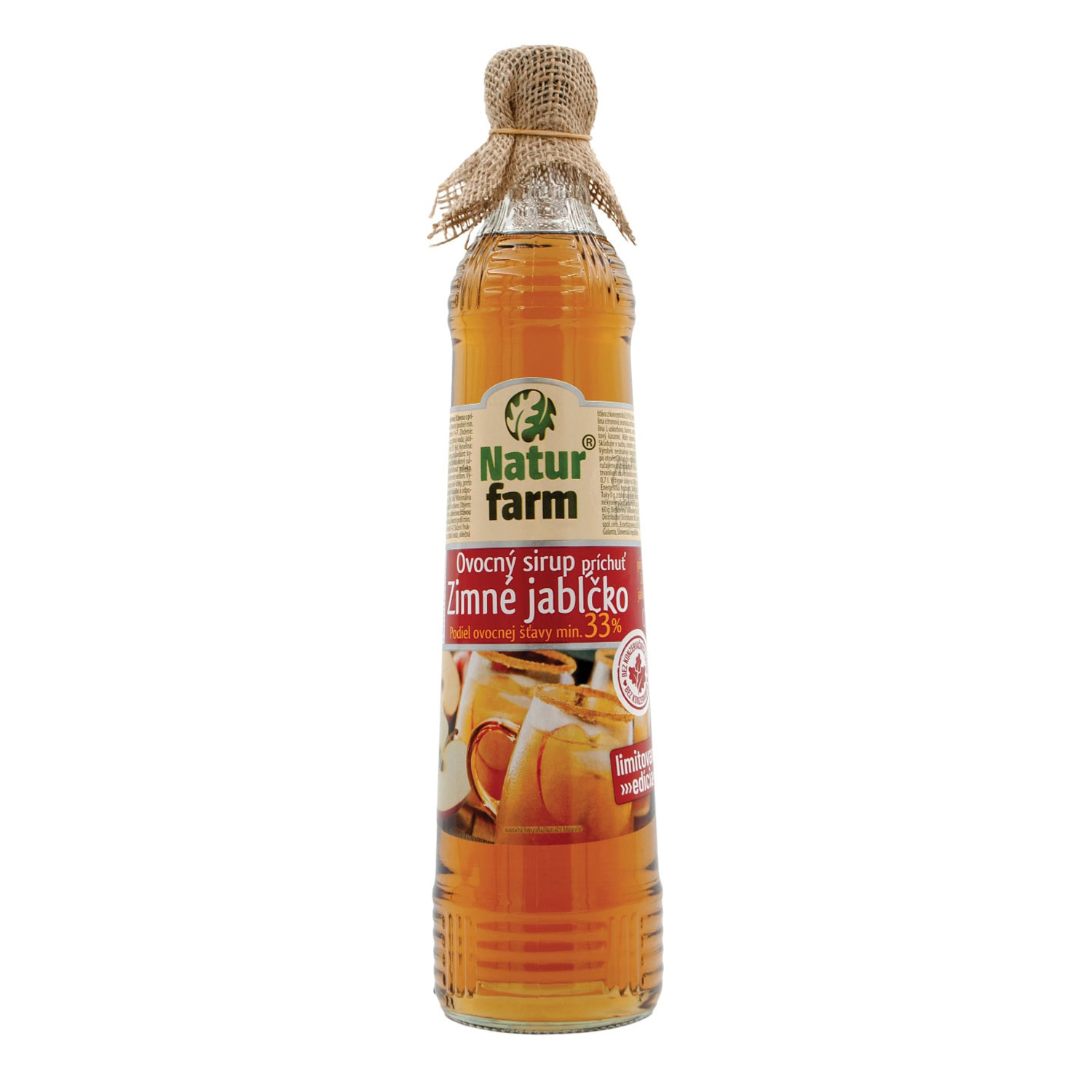 Natur farm Ovocný sirup zimní jablko 0,7 l