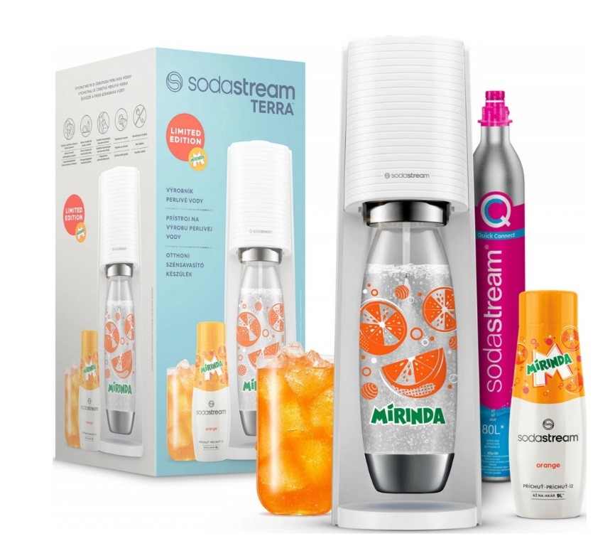 SODASTREAM Terra White Mirinda Megapack