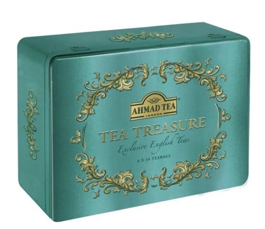Ahmad Tea Treasure plech 6 x 10 x 2 g - zelená