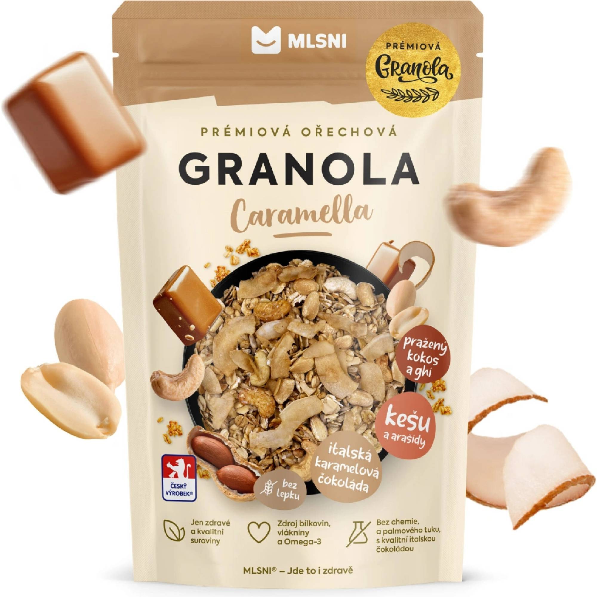 Mlsni Prémiová granola Caramella 400 g