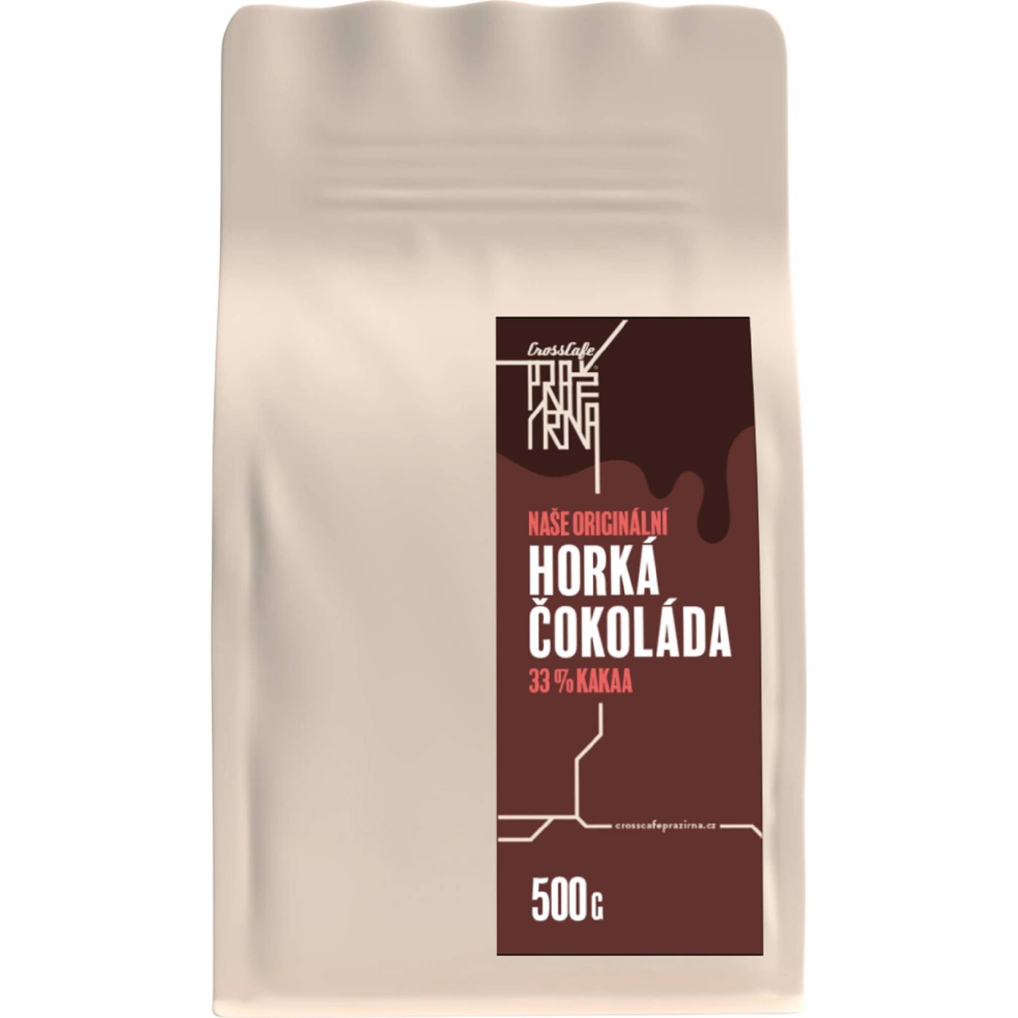 CROSSCAFE Horká čokoláda 500 g