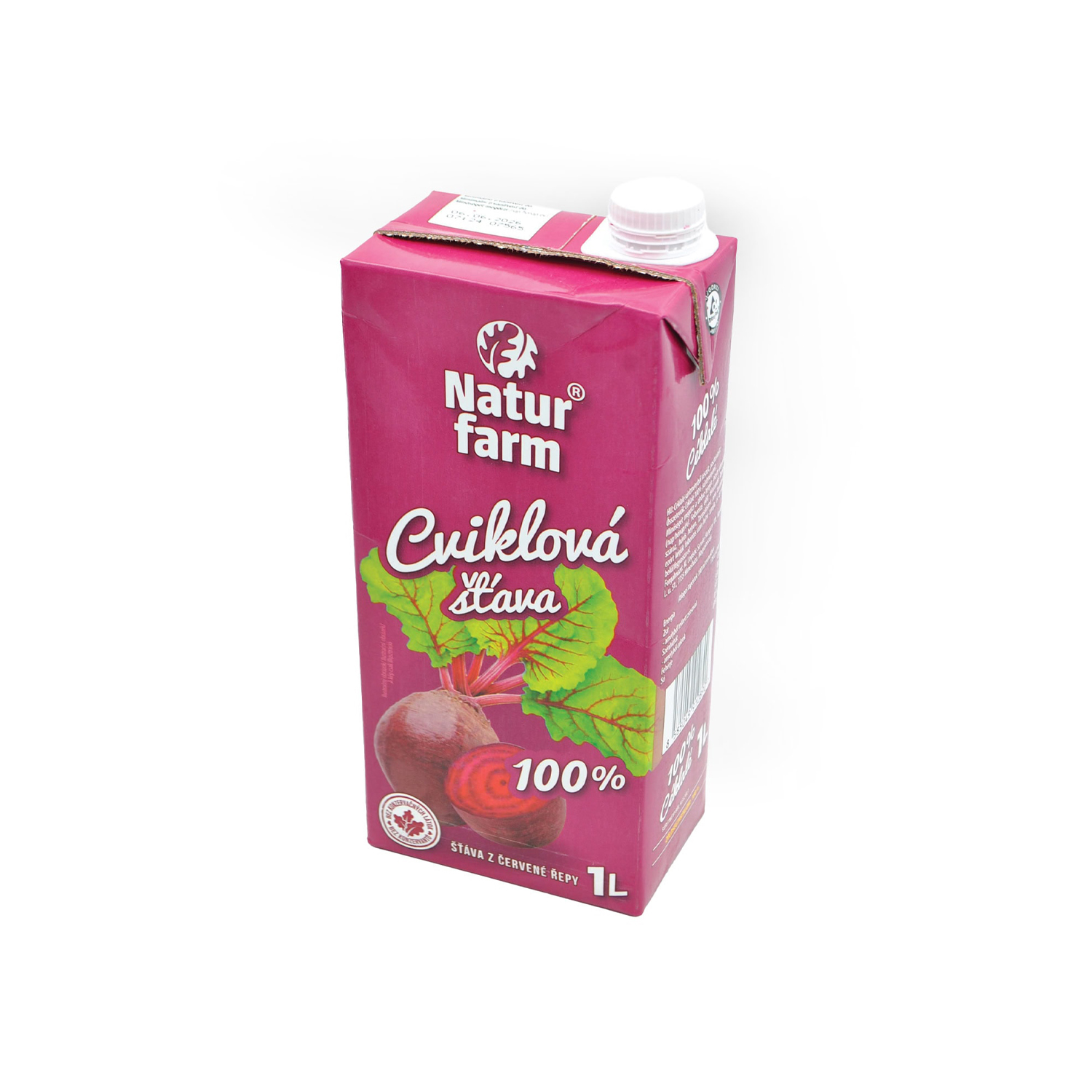 Natur farm šťáva z červené řepy 100% 1l