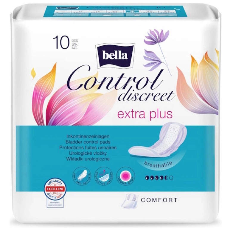 BELLA CONTROL Discreet inkontinenční vložky Extra Plus 10 ks