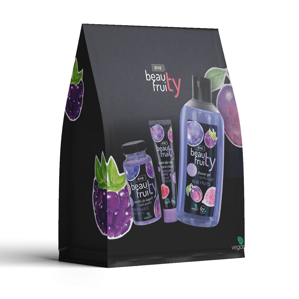EVA NATURA Beauty Fruity set Blue Fruits péče o tělo a koupel à 1 ks