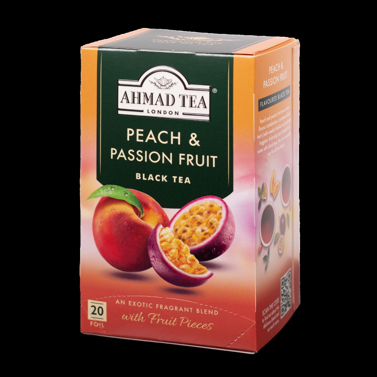 Ahmad Tea Peach & Passion Fruit 20 sáčků