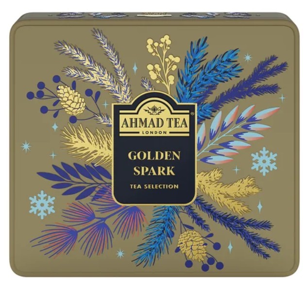 Ahmad Tea Golden spark kolekce porcovaných čajů 32 sáčků